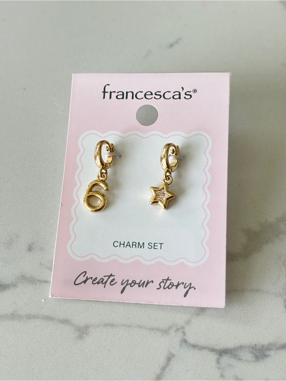 Francesca’s Charm set, NWT